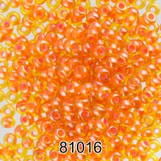Бисер Чехия круглый 4   10/0   2.3 мм  500 г 81016 (Ф147) оранжевый