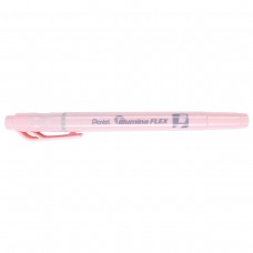 Pentel   Текстовыделитель двусторонний Illumina flex   1,0 - 3,5 мм   перо скошенное   10 шт. SLW11P-PE розовый