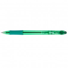 Pentel   Ручка шариковая автоматическая Pentel Fine Line  d 0.7 мм  12 шт. BK417-D зеленые чернила