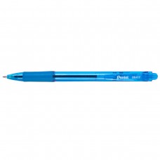 Pentel   Ручка шариковая автоматическая Pentel Fine Line  d 0.7 мм  12 шт. BK417-S голубое чернила