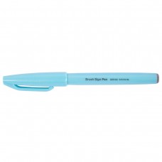 Pentel   Фломастер-кисть Brush Sign Pen   2,0 мм   кисть SES15C-S2X лазурно-синий