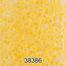 Бисер Чехия круглый 5   10/0   2.3 мм  500 г 38386 (Ф205) желтый мат.