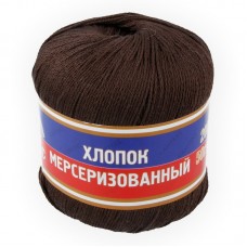 Пряжа Камтекс КТ Хлопок мерсериз 100\% хлопок 10 шт. х 50 г 200 м 063 шоколад