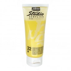 Краска акриловая PEBEO   Studio Acrylics   100 мл 831-022 желтый лимонный кадмий