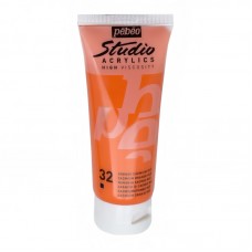 Краска акриловая PEBEO   Studio Acrylics   100 мл 831-032 кадмий оранжевый