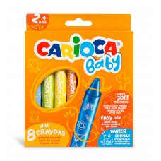 Carioca   Набор восковых мелков Baby Wild Crayons   8 цв. , 8 шт 42892