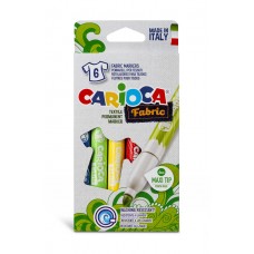 Carioca   Фломастеры для ткани Fabric Liner   6 цв 40956
