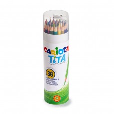 Carioca   Tita   Карандаши цветные пластиковые   заточенный   36 цв. 43342