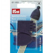 Для вязания PRYM   611855   колпачки-держатели для спиц   пластик   2 шт для 2.0 и 2.5 мм