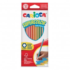 Carioca   Supercolor   Карандаши цветные деревянные   заточенный   12 цв. 43391