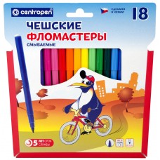 Centropen   Набор цветных фломастеров WASHABLE TP РА   7790/18 РА   18 цв 7790/18 РА