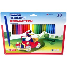 Centropen   Набор цветных фломастеров WASHABLE TP РА   7790/30 РА   30 цв 7790/30 РА