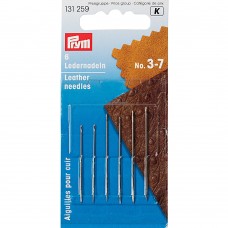 Иглы для шитья ручные PRYM   131259   для кожи  N3-7   6 шт.  в блистере ассорти