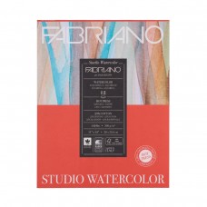 Fabriano   Альбом для акварели Watercolour Studio   300 г/м2  28 х  35.6 см  склейка с одной стороны    12 л. 19123003 мелкозернистая