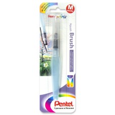 Кисть синтетика Pentel   Кисть с резервуаром Aquash Brush в блистере   круглая   короткая ручка средняя XFRH/1-M