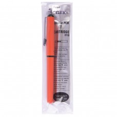 Pentel   Ручка-кисть для каллиграфии Pocket Brush Pen, черные чернила GFKPF-AX оранжевый корпус, черные чернила