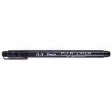 Pentel   Линер Pointliner   0.3 мм  12 шт. S20P-3A 0.3 мм черные чернила