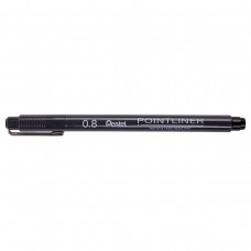 Pentel   Линер Pointliner   0.8 мм  12 шт. S20P-8A черные чернила