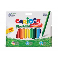 Carioca   Набор мелков пластиковых Plastello   24 цв. , 24 шт 42880