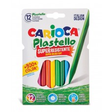 Carioca   Набор мелков пластиковых Plastello   12 цв. , 12 шт 42711