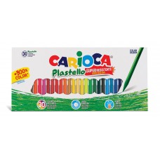 Carioca   Набор мелков пластиковых Plastello   30 цв. , 30 шт 42881