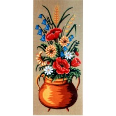 Канва жесткая с рисунком  Полевые цветы, 2 картинки 60 х 60 см* GOBELIN L. DIAMANT 18.623