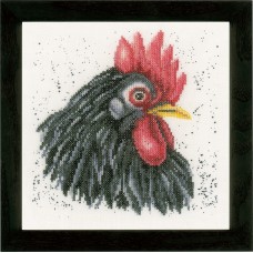 Набор для вышивания Black chicken  LANARTE  19 x 19 см LANARTE PN-0157489