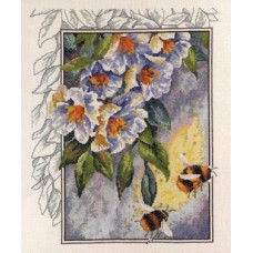 Набор для вышивания Пчелы в цветах 47 x 40 см PERMIN 70-4181