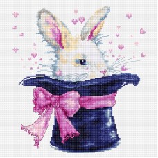 Набор для вышивания Кролик в шляпе , Luca-S 18,5 х 20,5 см LUCA-S B2302