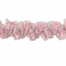 Резинка декоративная шенилл 9,2 мм, цвет розовый