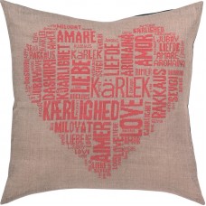 Подушка Любовь, розовый набор для вышивания 60 х 60 см PERMIN 83-6136