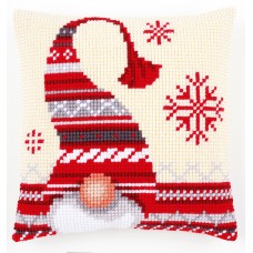 Подушка Рождественский эльф набор для вышивания VERVACO PN-0156877