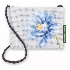 Набор для вышивания Синий цветок, Luca-S, сумка с кошельком 34 х 23 см LUCA-S 010Bag