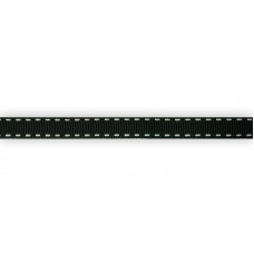 Лента репсовая SAFISA с прострочкой, 10 мм, 25 м, цвет 01, черный