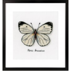 Набор для вышивания Белая бабочка 16 х 14 см VERVACO PN-0165233