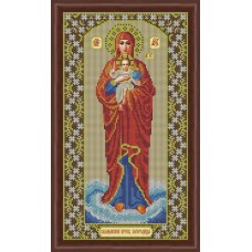 Набор для вышивания бисером икона  Божией Матери Валаамская  27 х 36 см GALLA COLLECTION И061