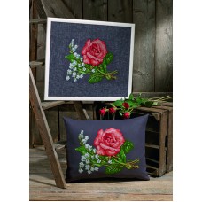 Набор для вышивания Розы и лилии 53 х 43 см PERMIN 70-6426
