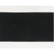 Резинка-пояс декоративный, 60 мм, цвет черный