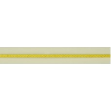 Шнур плетеный, 2 мм, цвет желтый, цена за бобину 25 м