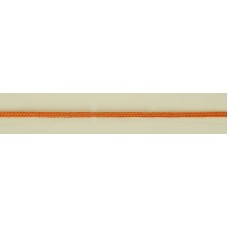 Шнур плетеный, 2 мм, цвет оранжевый, цена за бобину 25 м