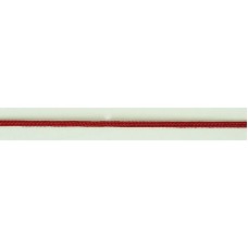 Шнур плетеный, 2 мм, цвет красный, цена за бобину 25 м