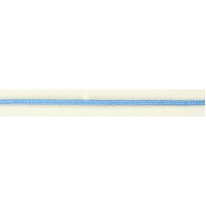 Шнур плетеный, 2 мм, цвет голубой, цена за бобину 25 м