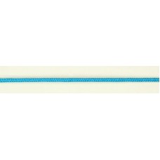 Шнур плетеный, 2 мм, цвет бирюзовый, цена за бобину 25 м