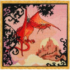 Набор для вышивания Dragon Rouge (Красный дракон) 15 x 15 см* NIMUE 121-B002 K