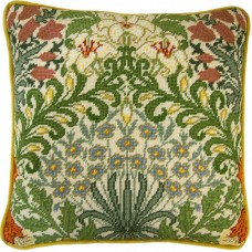 Набор для вышивания подушки Garden William Morris (Сад) 35,5 x 35,5 см Bothy Threads TAC8