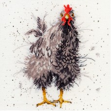 Набор для вышивания Curious Hen (Любопытная курица) 26 x 26 см Bothy Threads XHD17
