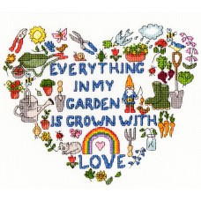 Набор для вышивания Heart of the Garden (Сердце сада) 25 x 22 см Bothy Threads XJA9