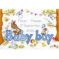 Набор для вышивания Bunny Love – Boy (Любимый крольчонок) 32 x 21 см Bothy Threads XKG3