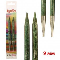 Спицы со сменными лесками KATIA, 9 мм N9 11,5 см зеленый * 9 мм* KATIA 7661