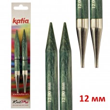 Спицы со сменными лесками KATIA, 12 мм N12* 11,5 см зеленый * 12 мм* KATIA 7663